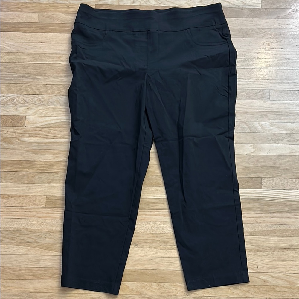 Ruby Rd. Charcoal Cropped Pants